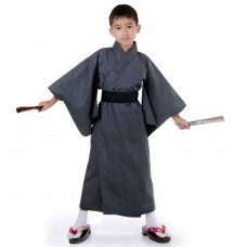 Boy Yukata Kimono Black XKK075